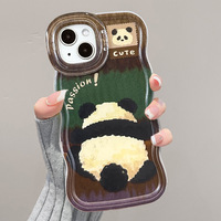 Coque de téléphone portable Panda mignon en TPU à surface lisse – Vente chaude