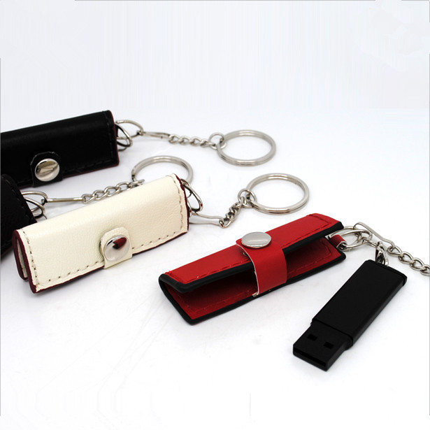 Leather Wallet Shape Pendrive 64gb 32gb Metal Usb Stick 16gb USB 3.0 2.0 Memory Metal Usb Flash Drive with Leather case