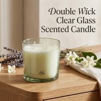 Lilin Aroma Bunga Musk dari Lilin Kedelai yang Aman, Tidak Beracun, Tahan Lama, Ramah Lingkungan untuk Dekorasi Dalam Ruangan, Hadiah Ulang Tahun