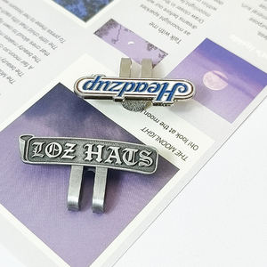 Clips Personalizados para Gorras con Logotipo Personalizado a Precio de Fábrica, Broches de Metal para Gorras, Pin de Esmalte Suave para Gorras de Béisbol - Product Image 5