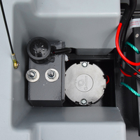 Nettoyeur de sols électrique automatique à batterie pour parking, autoporté