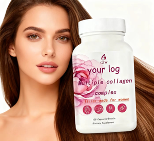 マルチコラーゲンプロテインパウダーとカプセル、オーガニック、ビーガン、カスタマイズ可能なハーブサプリメント、美容、育毛、健康サポート用 - Product Image 5