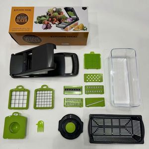 16 in 1 Multifunctional Eco-Friendly Plastic PP <b>Vegetable</b> <b>Chopper</b> Manual Home Kitchen Accessories Onion <b>Chopper</b> - Product Image 6