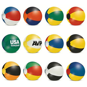 Pelotas de playa de plástico baratas de PVC en diferentes colores, pelotas de playa al por mayor, pelotas de playa personalizadas con logotipo personalizado - Product Image 3