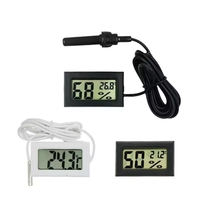 Mini thermomètre numérique LCD pratique, capteur hygromètre, jauge, moniteur de réfrigérateur, aquarium, affichage, détecteur d'humidité FY-10