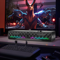 J vc système de cinéma maison haut-parleurs intelligents montage sur barre de son Haut-parleur de jeu 2.0 canaux avec connexion filaire et Bluetooth
