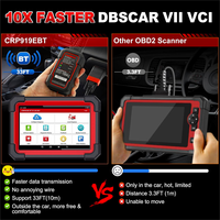 Lancement de vente chaude X431 CRP 919E BT 12V Version globale OBD2 outil de Scanner de Diagnostic de voiture multi-fonction langue anglaise 12 mois