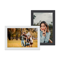 Pro Frameo bingkai foto Digital 10.1 ", bingkai foto Digital cerdas IPS HD 1080P layar sentuh putar otomatis untuk aplikasi video foto