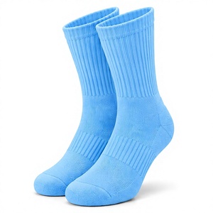 High Quality Wholesale Cotton Crew <b>Socks</b> Custom Logo Embroidery Jacquard Knitted Sports <b>Socks</b> for Men <b>Women</b> Casual Fashion - Product Image 1