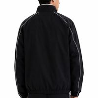 Veste Courte Homme Personnalisée à Boutons Chinois, Col Montant, Passepoil Contrastant – Fabricant OEM ODM avec Logo Personnalisé