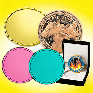 Pièces de monnaie commémoratives personnalisées en métal avec gravure et impression créative du nom - Product Image 6