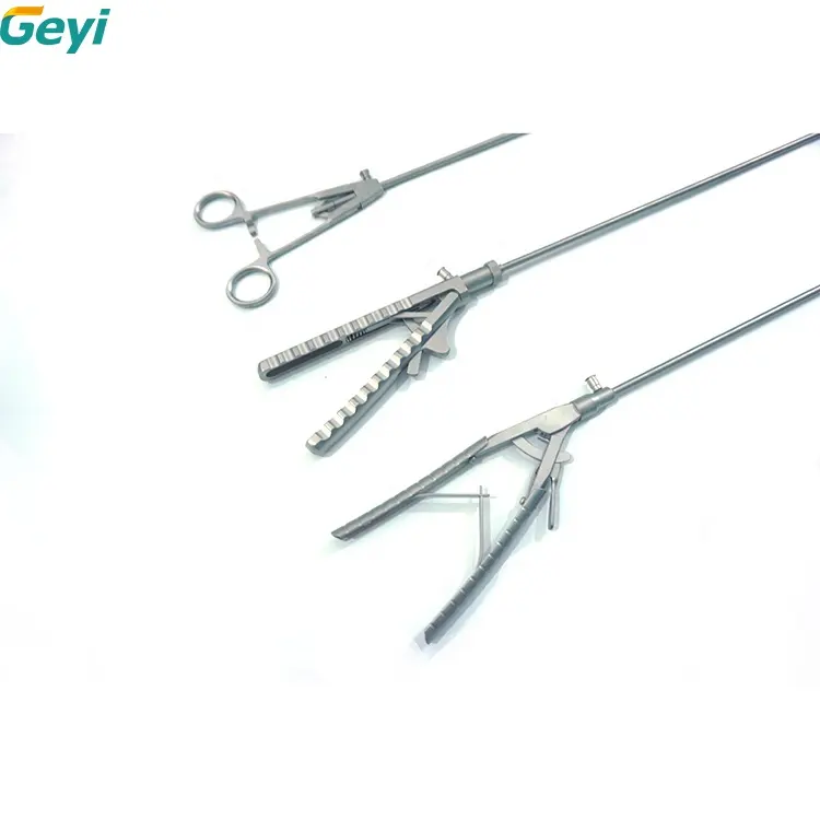 Endoscopic instruments for laparoscopic straight head needle holder forceps