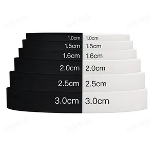 Đen Trắng <span class=keywords><strong>1Cm</strong></span> 1.5Cm 2Cm 2.5Cm 3Cm 4Cm 5Cm Rộng Dệt Kim Ban Nhạc Đàn Hồi Cho Eo Ban Nhạc Bọc Web Ban Nhạc - Product Image 1