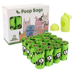 Bolsas para excremento de perro RDY Bio Greener Walker, 4 rollos por caja, bolsas de almidón de maíz PVA para excremento de perro, rollos de bolsas para excremento de perro solubles en agua - Product Image 1