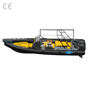 CE 32 kaki 9.6m 8.6m dalam v aluminium lambung hypalon olahraga laut mewah kaku tiup perahu rib 960 860 untuk tur