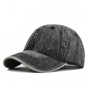 Casquettes de baseball brodées ajustables en coton lavé à 6 panneaux pour sports de plein air, de haute qualité, cadeau promotionnel - Product Image 2