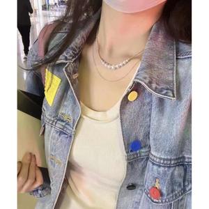 Hilo de Pescar de Cielo Estrellado de 5.5-6.5mm, Casi Redondo con Ligera Imperfección, Versátil para Uso Diario, Tamaño Simple pero Elegante para Collares de Perlas - Product Image 4