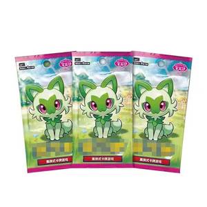 151 pour Pokémon Anime Trading Card Game <span class=keywords><strong>Booster</strong></span> Pack Sprigatito Cartes à collectionner Version chinoise Cadeau pour enfants Jeu de cartes TCG - Product Image 2