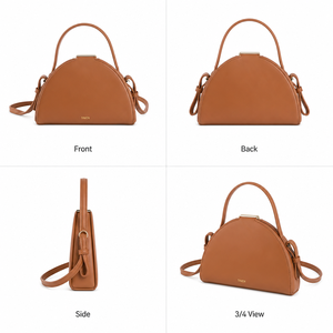 Shape PU Leather Zipper Trendy <b>Small</b> Designer Ladies Luxury Comfortable Durable <b>Handbag</b> Geometric Purse Women Polyester - Product Image 3