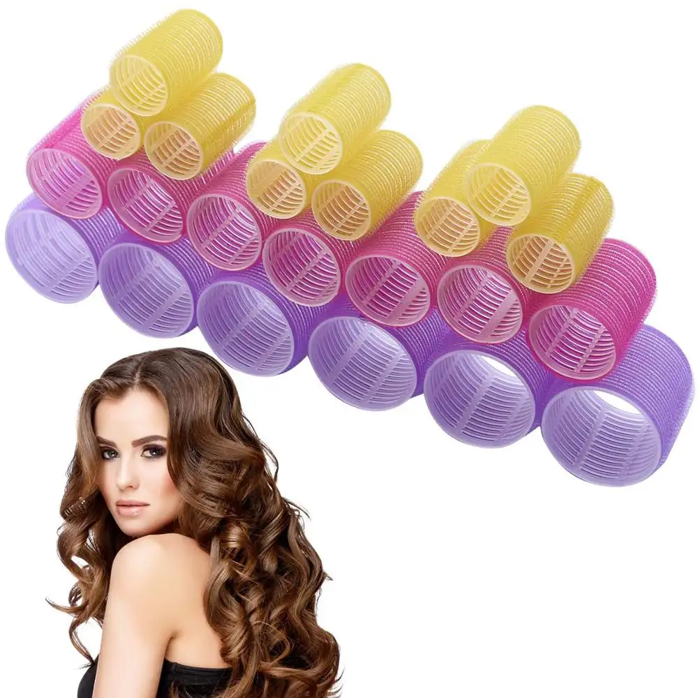 Eco-friendly magie kunststoff haar rollen einfach DIY mädchen frauen verwenden curl-roller