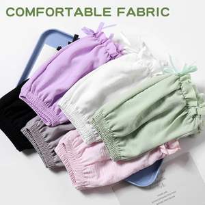 Enfants filles pantalons personnalisé été Anti-boulochage lâche élastique nœud <span class=keywords><strong>pyjama</strong></span> pantalon <span class=keywords><strong>3</strong></span>-7 <span class=keywords><strong>ans</strong></span> enfants Shorts d'été - Product Image 4