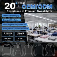 Sudadera Reversible Personalizada OEM para Mujer, Sudadera de Alta Calidad con Parche de Puntos Bordados, Cuello Alto Simulado, Sudadera Extra Grande
