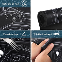 Grands tapis de souris étendus Tapis de bureau de jeu XXL Tissu tissé haute densité Tapis de souris de jeu personnalisé Tapis de sublimation Jeu de souris