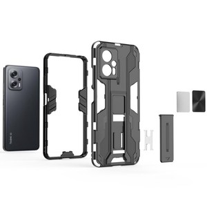 Para Xiaomi <span class=keywords><strong>Redmi</strong></span> Note 11T <span class=keywords><strong>Pro</strong></span> 5G Note 11T <span class=keywords><strong>Pro</strong></span> plus 5G Note <span class=keywords><strong>12T</strong></span> <span class=keywords><strong>Pro</strong></span> 5G Poco X4 GT 5G <span class=keywords><strong>Redmi</strong></span> K50i 5G Kickstand Phone Case - Product Image 4