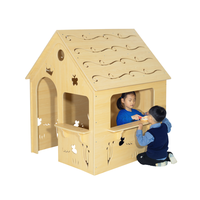 Meubles de classe en bois Montessori modernes pour la maternelle, ensemble table et chaise avec dispositifs de sécurité pour les garderies et les hôtels