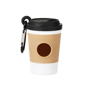 Nouveau Distributeur Portable de Sacs à Déchets pour Animaux de Compagnie (Chiens et Chats) en Plastique Réutilisable et Lavable, Écologique et Étanche, Style Tasse à Café - Product Image 6