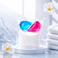 Capsules de lessive écologiques en gel, nettoyage en profondeur, parfum longue durée, capsules de lavage pour peaux sensibles