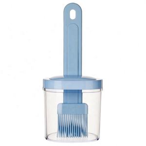 Multifunctionele draagbare gezondheidsolieborstel, glazen oliefles en siliconenborstel voor koken, bakken, BBQ, grill en airfryer, 2-in-1 gereedschap - Product Image 5