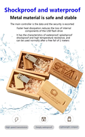 Penjualan terlaris Flash Drive Usb kayu 256GbGB gadget elektrik untuk hadiah ulang tahun pernikahan bisnis