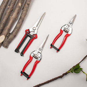 Lu Ban Garden Shears Set Red Stainless Steel Bypass Pruner Grafting Trimming 10-20 Mm For Home Use - Product Image 2