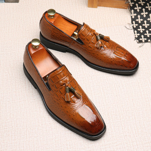 Mocassini da uomo in pelle PU con nappe, eleganti, formali, slip-on, da <span class=keywords><strong>smoking</strong></span>, casual, Penny Loafer - Product Image 5