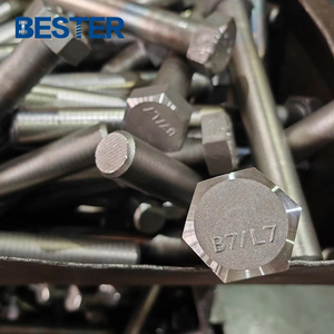 <span class=keywords><strong>ASTM</strong></span> <span class=keywords><strong>A193</strong></span> <span class=keywords><strong>B7</strong></span> đặc điểm kỹ thuật m20x100 sản xuất độ bền kéo UNC chamfer dập nổi <span class=keywords><strong>B7</strong></span> nặng Hex bu lông và đai ốc - Product Image 5