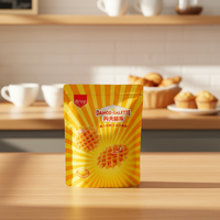 Sachet compostable en Mylar avec fermeture éclair, résistant à l'humidité, imprimé en héliogravure, 200G-1KG, sac à café personnalisé