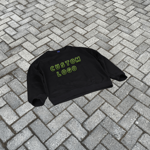 Sweat-shirt vintage surdimensionné en coton lavé à l'automne, coupe ample, lettres en tissu éponge, sur mesure, vente en gros, OEM, pour hommes - Product Image 1