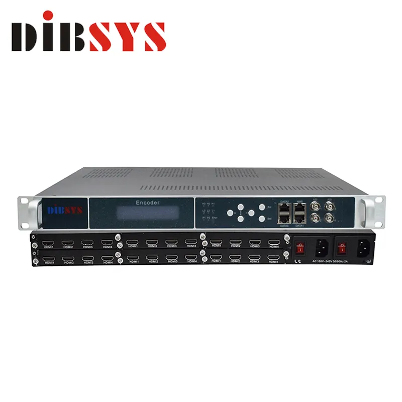 Mpeg-4 avc 24 iptv hd encoder h.265 option 12/16/20/24フルHD入力6MPTS /24 SPTS over IP with ISDB-T modulator
