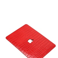 OEM ODM Personnalisation Produits phares Luxe Haute qualité Véritable cuir de crocodile gaufré pour Macbook Air Pro 11 12 13 15 Housse d'ordinateur portable