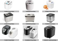 Machine à pain automatique domestique 700W avec moteur DC et distributeur automatique de fruits et de noix en acier inoxydable