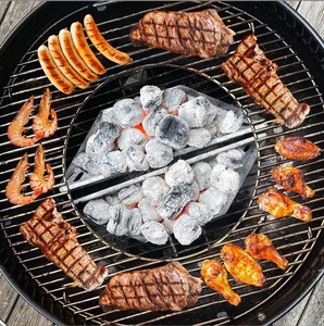Boîte à fumoir pour barbecue extérieur, panier en tôle galvanisée pour charbon et <span class=keywords><strong>copeaux</strong></span> <span class=keywords><strong>de</strong></span> <span class=keywords><strong>bois</strong></span>, conteneur <span class=keywords><strong>de</strong></span> grillade portable pour barbecue - Product Image 5