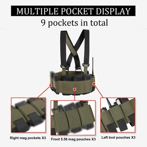 Gilet tactique ARTEX, porte-armes dissimulé, ceinture élastique à faible visibilité, poche, sangle réglable - Product Image 3