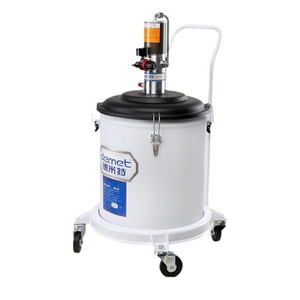 Demet Pneumatic Grease Gun 30L HCG-200 Dual Layer Explosion Proof Tube Industrial Use - Product Image 5
