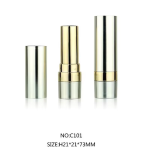 Tube à lèvres vide en plastique ABS mignon LST-046 avec impression sérigraphiée dorée pour baume à lèvres et emballage d'outils de maquillage <span class=keywords><strong>Keyo</strong></span> - Product Image 2