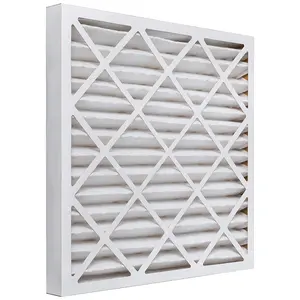 Pré-filtro plissado 20x22x2 20x22.25x2 20x23x2 para forno de painel de poeira Hvac primário fácil de ser trocado