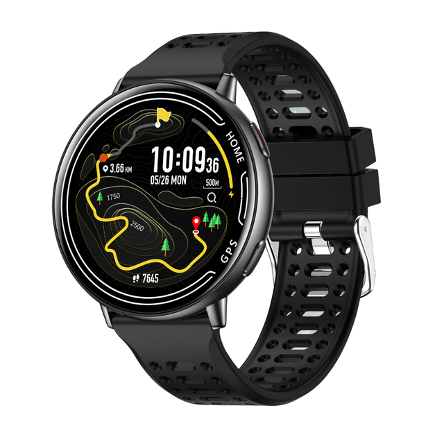 2025 KC100 IP68 Waterproof 1.39 Inch IP68 Waterproof Fitness Tracker Heart Rate Monitor GPS Smart Watch