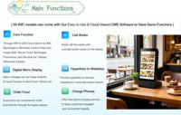 Nouvel écran tactile numérique de menu de restaurant de table, écran LCD intérieur, affichage publicitaire, services de commande, chargeur de téléphone