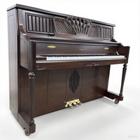 Original Korea Made Samick SC300SS Upright Piano Vintage Large Music Stand Warm Wood Satin Finish for Home Practice