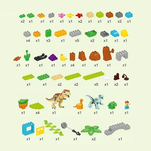 Set di blocchi di dinosauro Paradise - Product Image 4